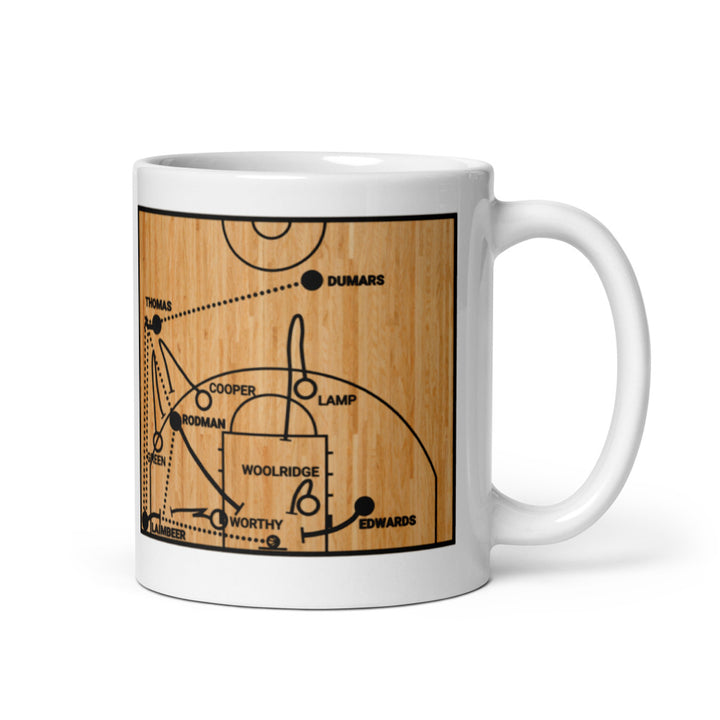 Detroit Pistons Greatest Plays Mug: Bad Boys win the title (1989)