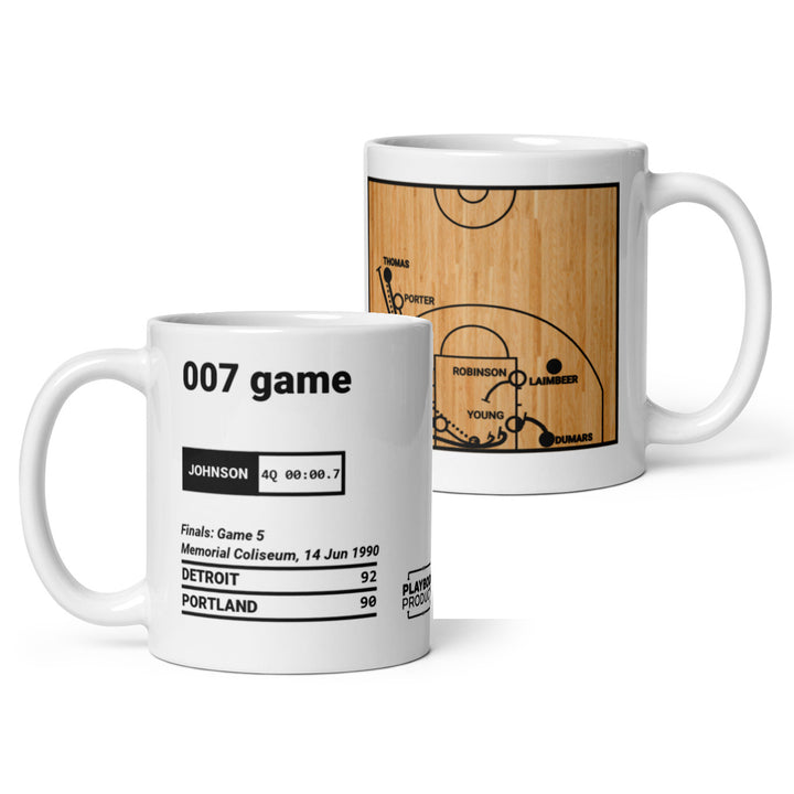 Detroit Pistons Greatest Plays Mug: 007 game (1990)