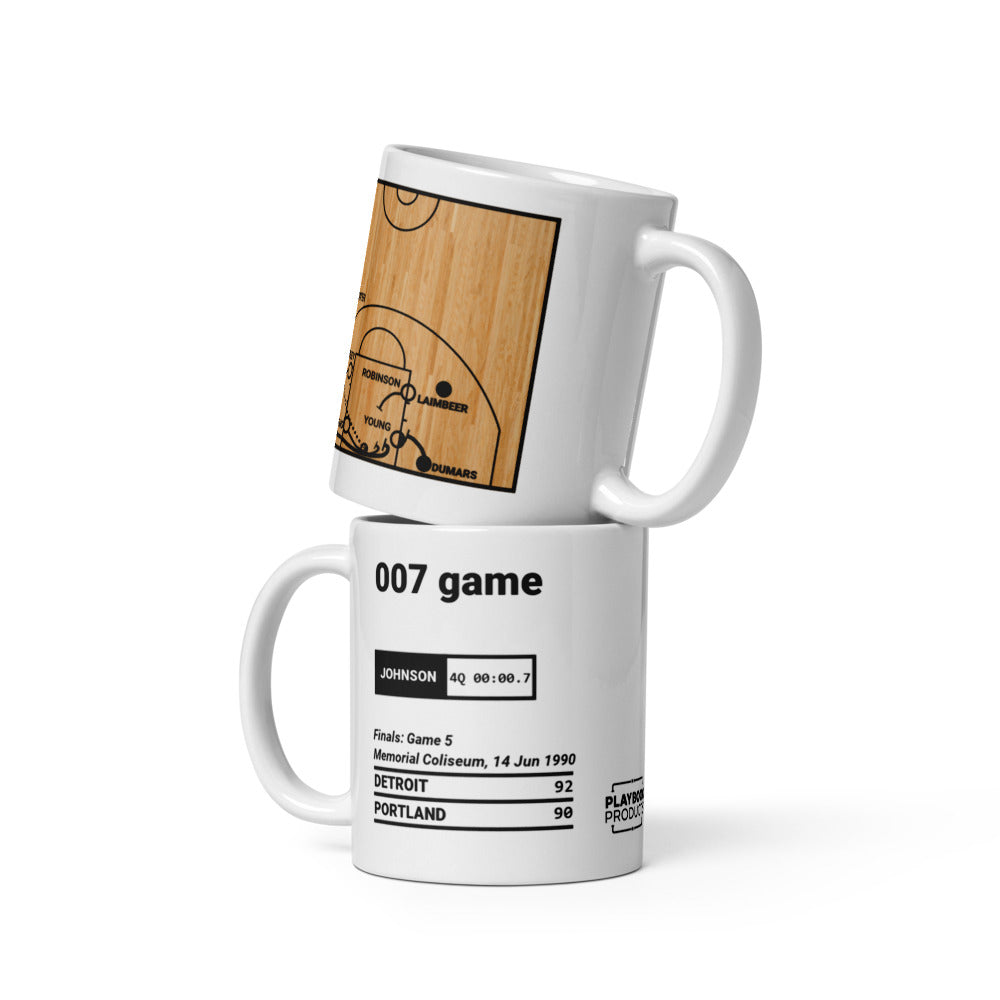 Detroit Pistons Greatest Plays Mug: 007 game (1990)