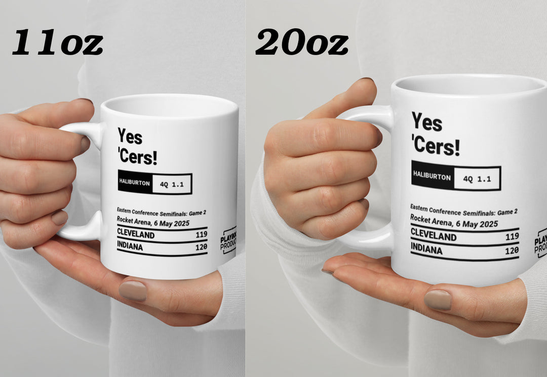 Indiana Pacers Greatest Plays Mug: Yes 'Cers! (2025)