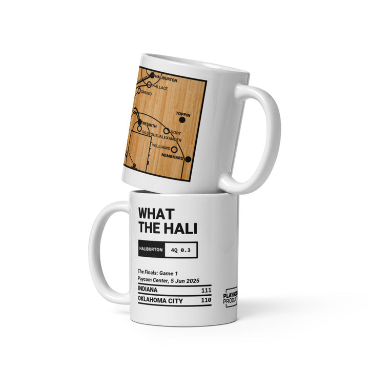 Indiana Pacers Greatest Plays Mug: WHAT THE HALI (2025)