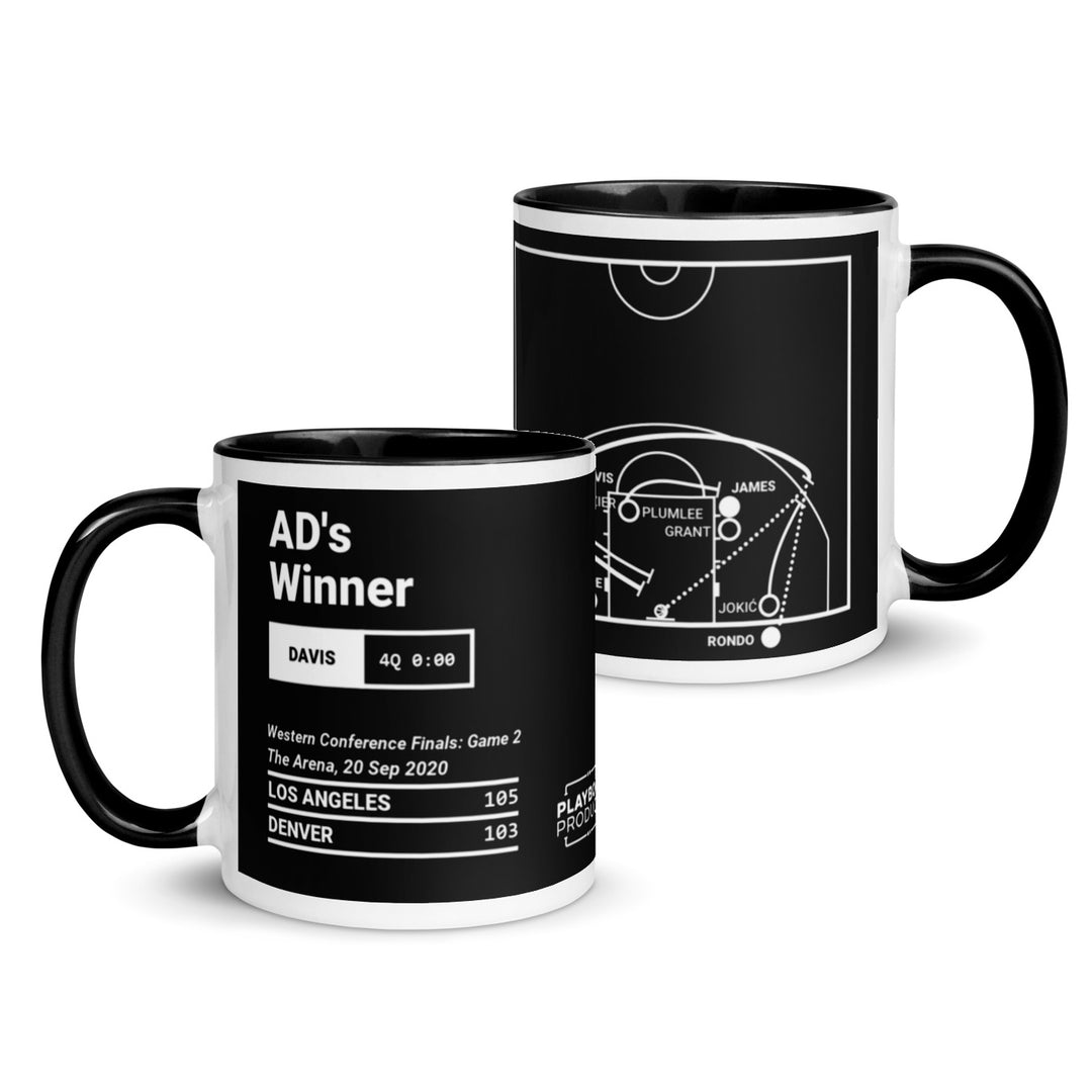 Los Angeles Lakers Greatest Plays Mug: AD's Winner (2020)