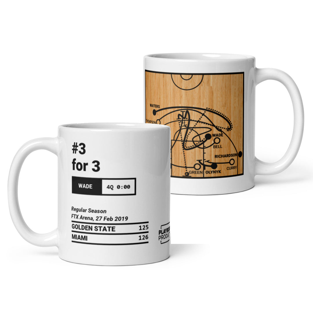 Miami Heat Greatest Plays Mug: #3 for 3 (2019)