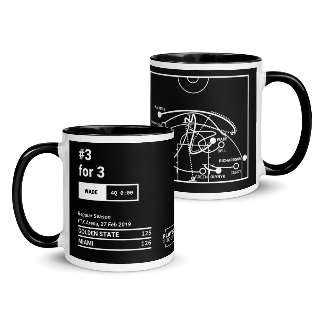 Miami Heat Greatest Plays Mug: #3 for 3 (2019)