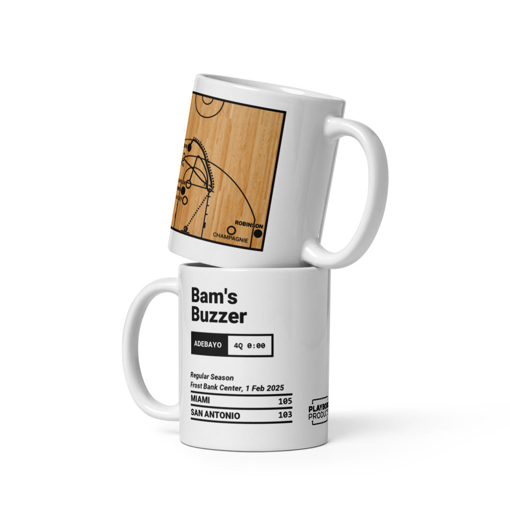 Miami Heat Greatest Plays Mug: Bam's Buzzer (2025)