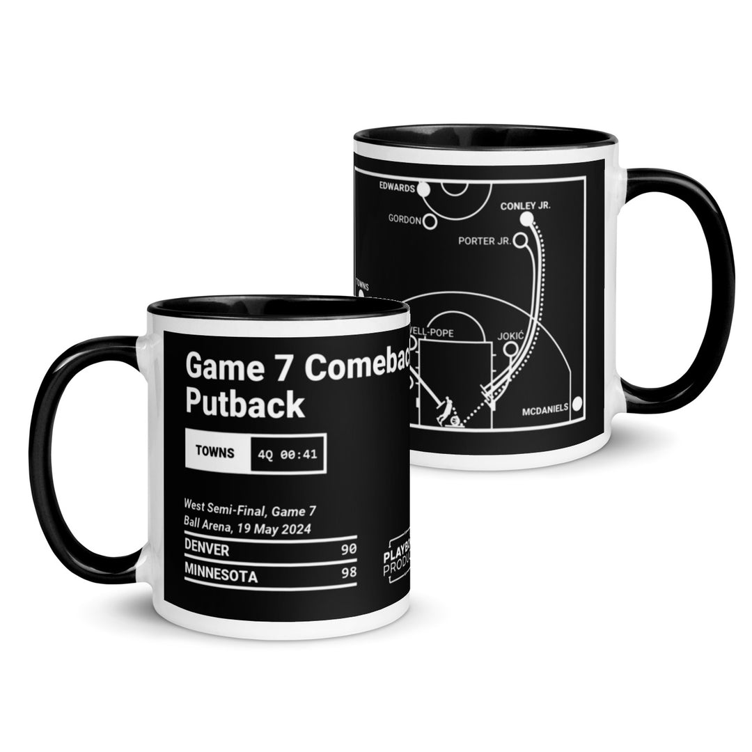 Minnesota Timberwolves Greatest Plays Mug: Game 7 Comeback Putback (2024)