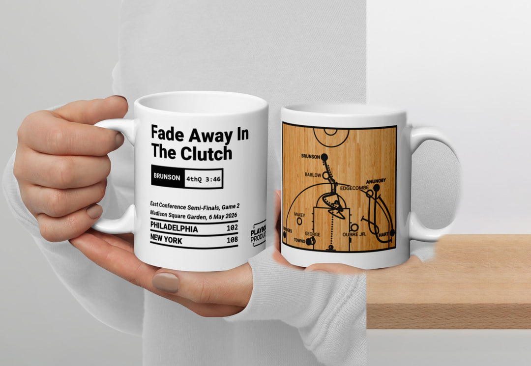 New York Knicks Greatest Plays Mug: Fade Away In The Clutch (2026)