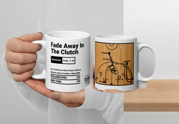 New York Knicks Greatest Plays Mug: Fade Away In The Clutch (2026)