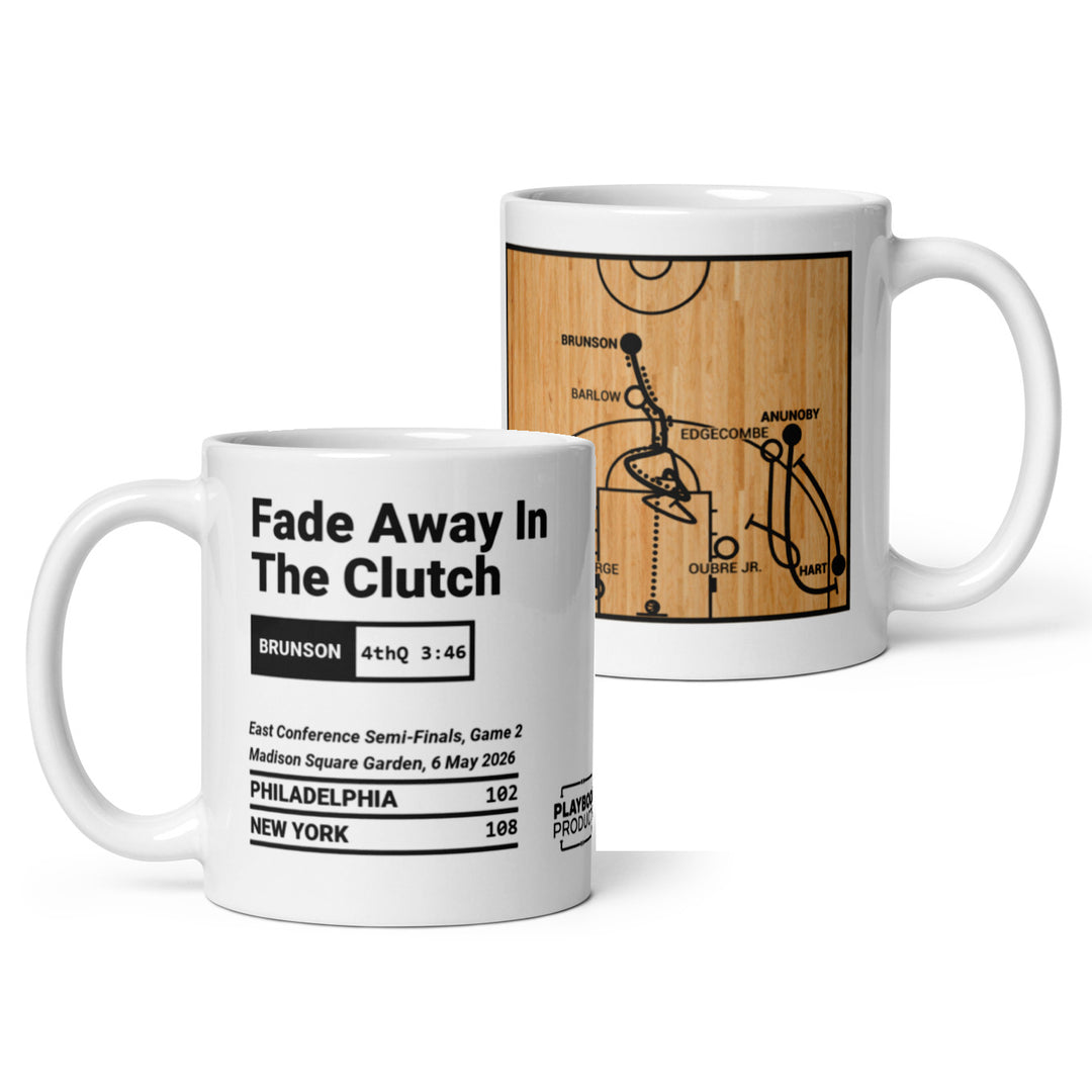 New York Knicks Greatest Plays Mug: Fade Away In The Clutch (2026)