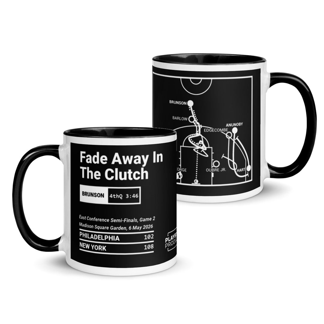 New York Knicks Greatest Plays Mug: Fade Away In The Clutch (2026)