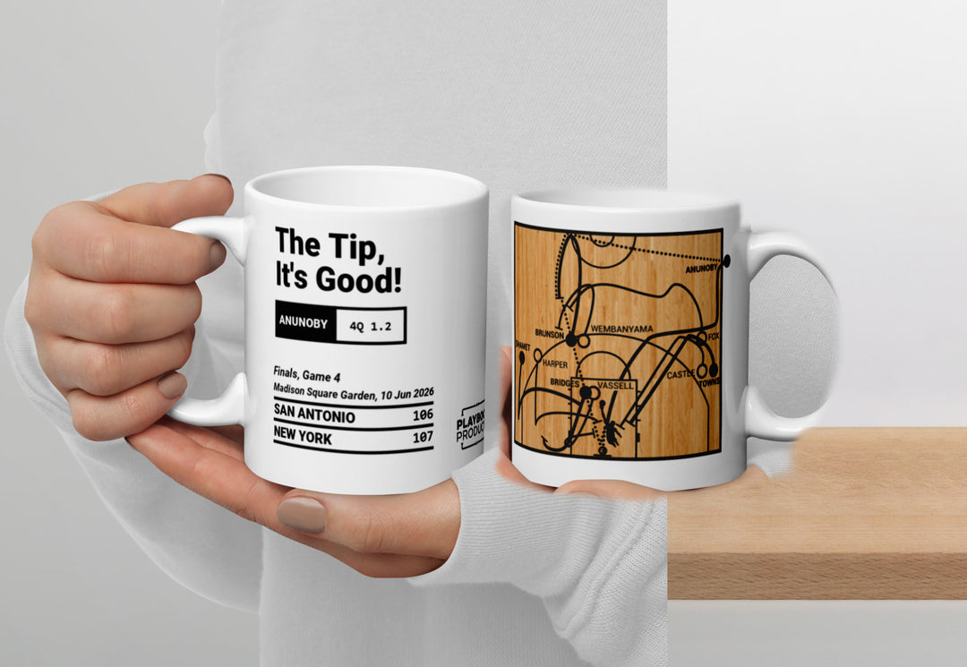 New York Knicks Greatest Plays Mug: The Tip, It's Good! (2026)