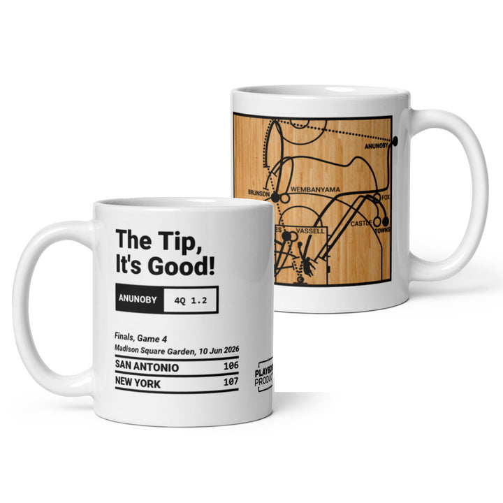 New York Knicks Greatest Plays Mug: The Tip, It's Good! (2026)