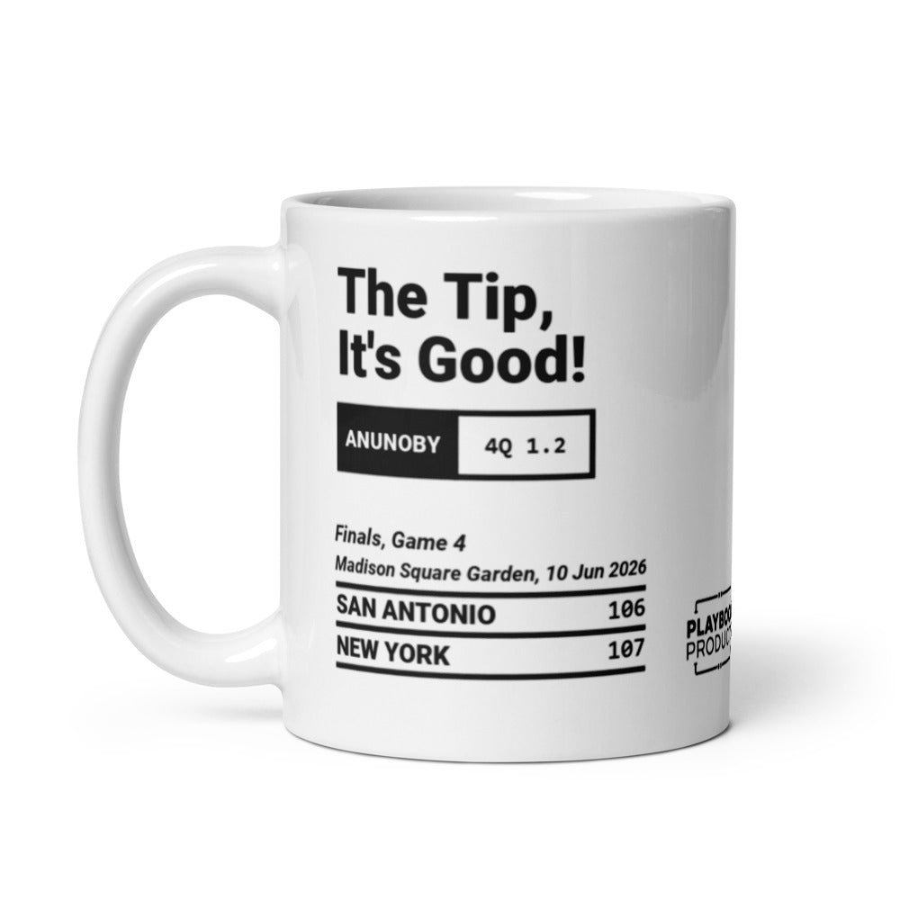New York Knicks Greatest Plays Mug: The Tip, It's Good! (2026)