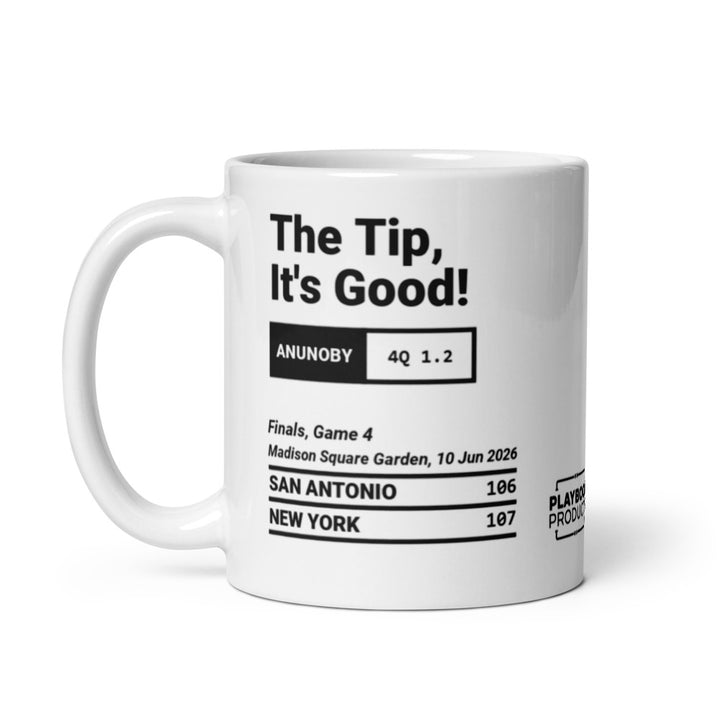 New York Knicks Greatest Plays Mug: The Tip, It's Good! (2026)