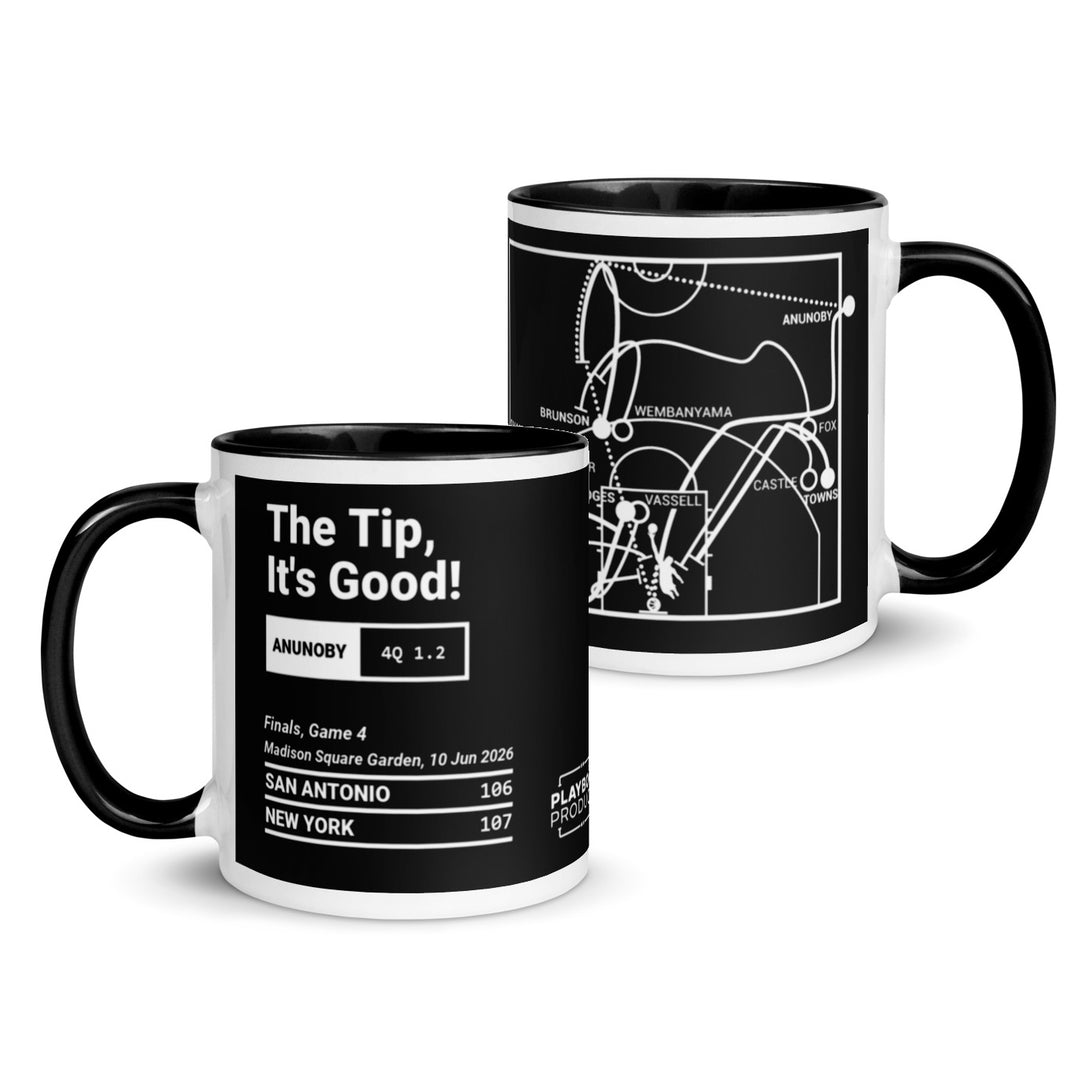 New York Knicks Greatest Plays Mug: The Tip, It's Good! (2026)