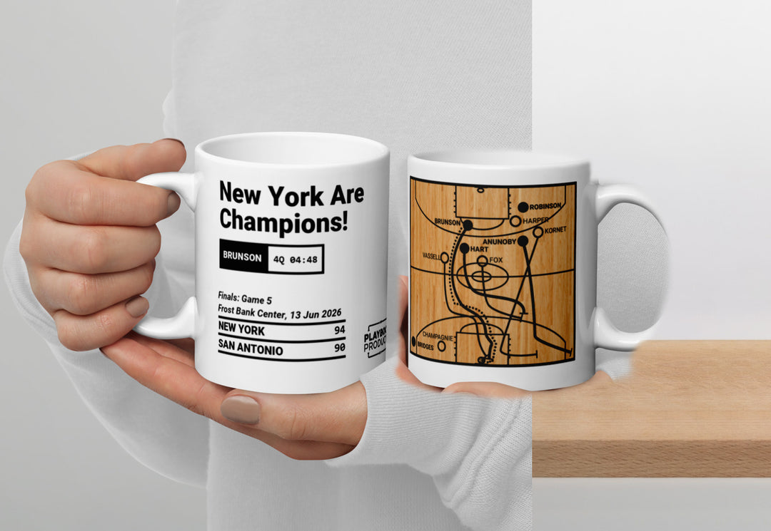 New York Knicks Greatest Plays Mug: New York Are Champions! (2026)
