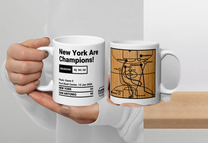 New York Knicks Greatest Plays Mug: New York Are Champions! (2026)