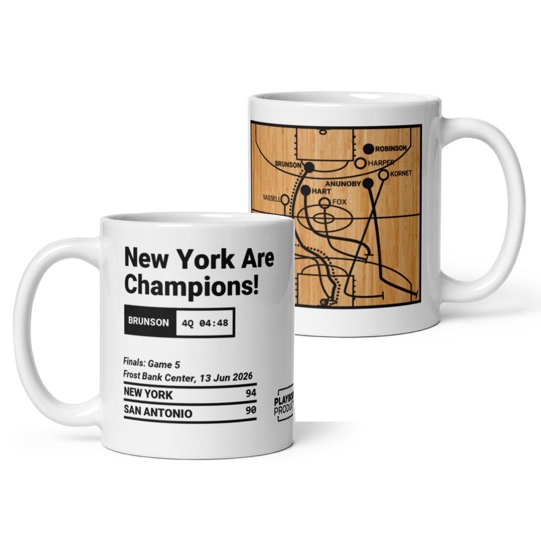 New York Knicks Greatest Plays Mug: New York Are Champions! (2026)