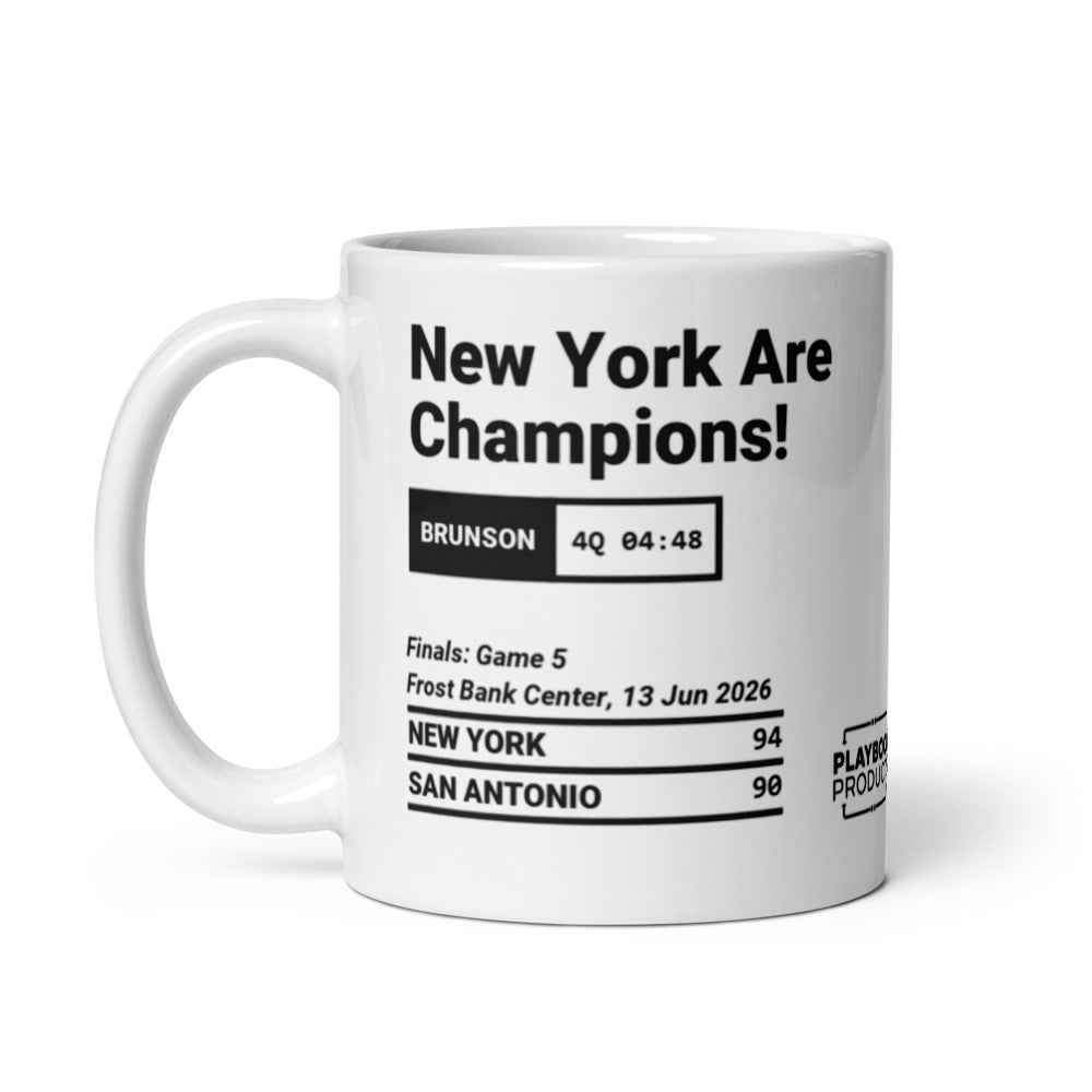 New York Knicks Greatest Plays Mug: New York Are Champions! (2026)