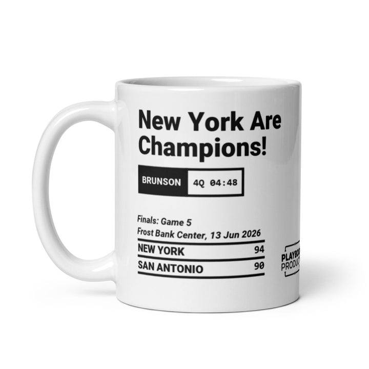 New York Knicks Greatest Plays Mug: New York Are Champions! (2026)