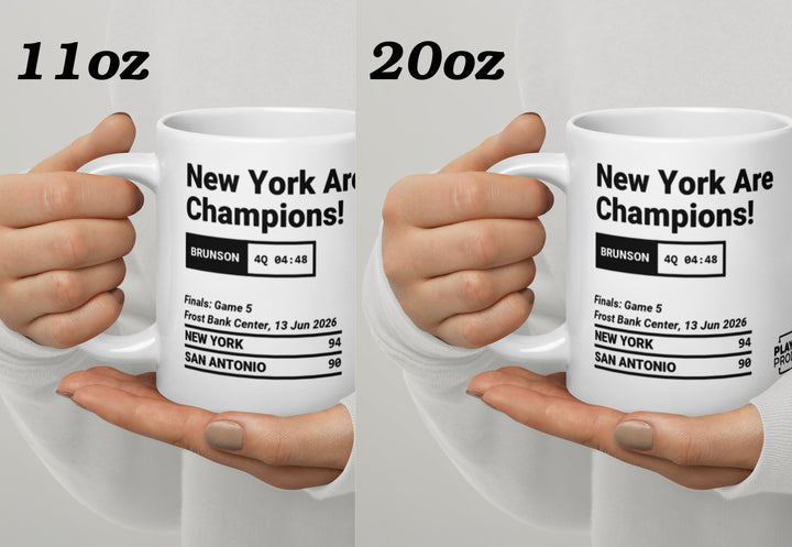 New York Knicks Greatest Plays Mug: New York Are Champions! (2026)