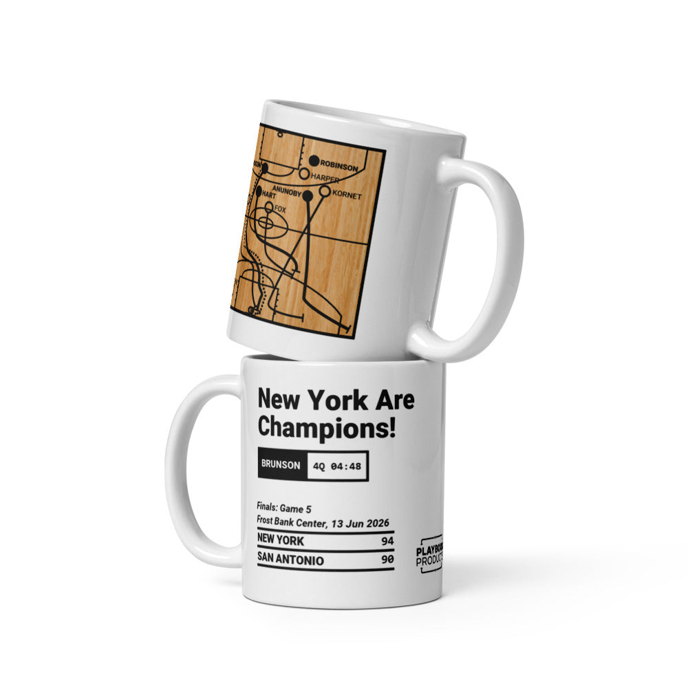New York Knicks Greatest Plays Mug: New York Are Champions! (2026)