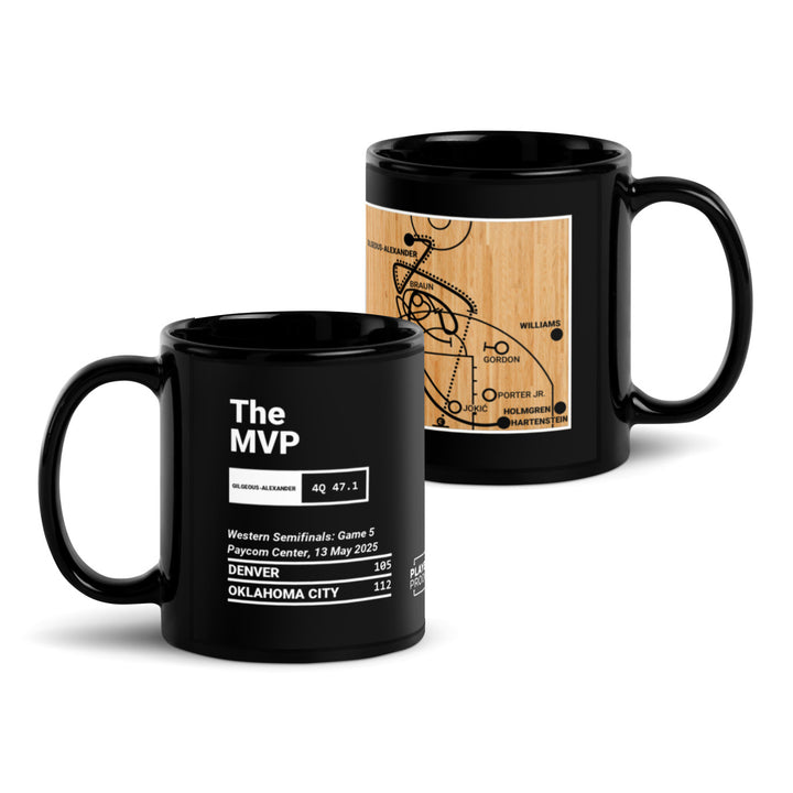 Oklahoma City Thunder Greatest Plays Mug: The MVP (2025)