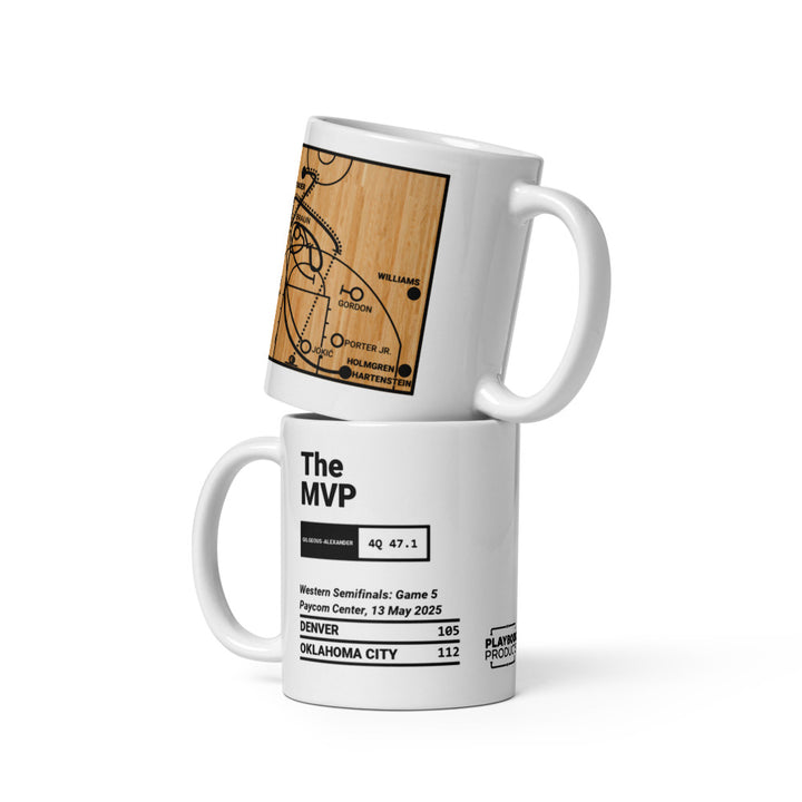 Oklahoma City Thunder Greatest Plays Mug: The MVP (2025)