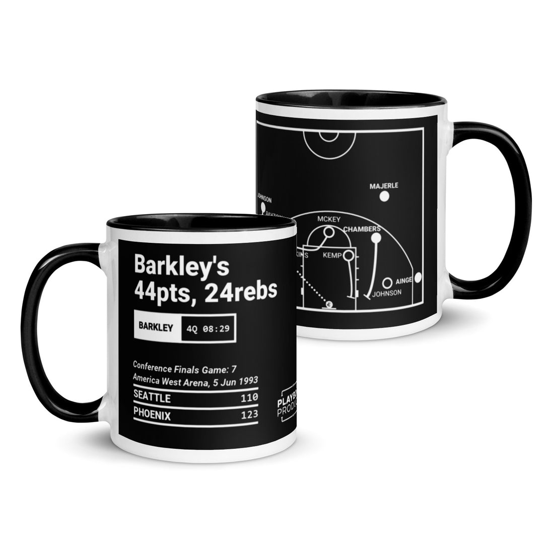 Phoenix Suns Greatest Plays Mug: Barkley's 44pts, 24rebs (1993)