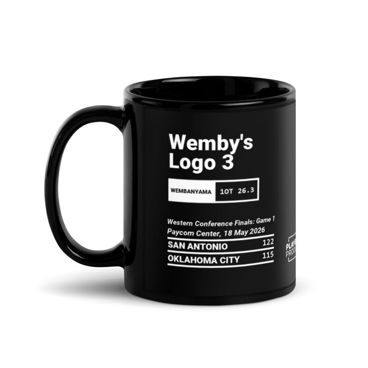 San Antonio Spurs Greatest Plays Mug: Wemby's  Logo 3 (2026)