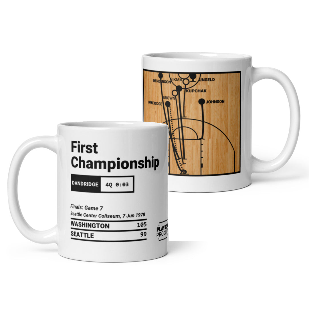 Washington Wizards Greatest Plays Mug: First Championship (1978)