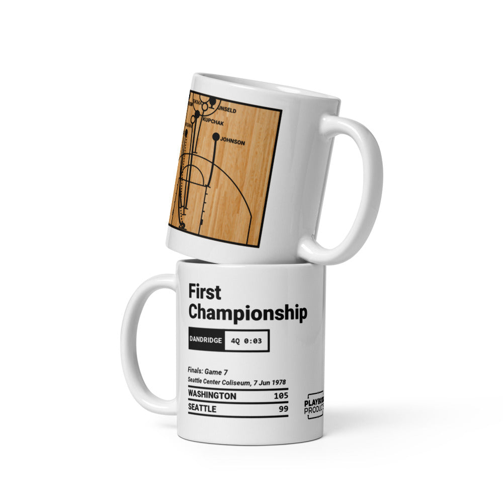 Washington Wizards Greatest Plays Mug: First Championship (1978)