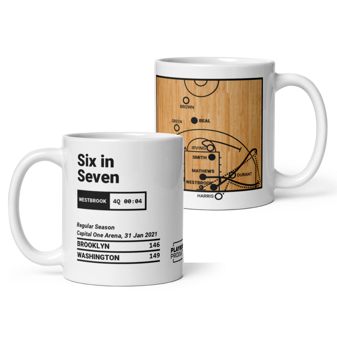 Washington Wizards Greatest Plays Mug: Six in Seven (2021)