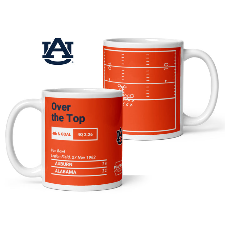 Auburn Football Greatest Plays Mug: Over the Top (1982)