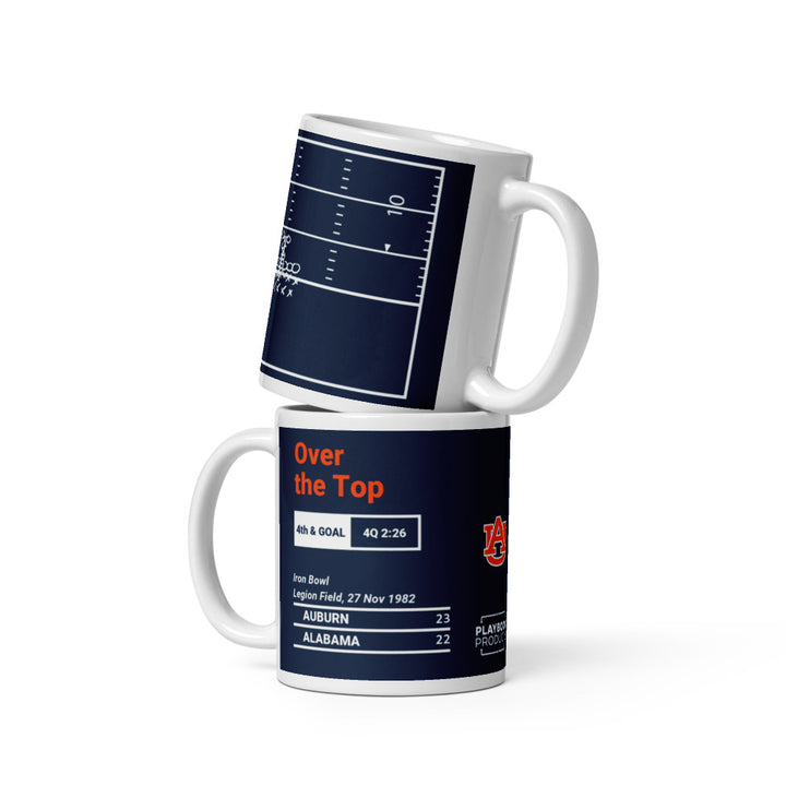 Auburn Football Greatest Plays Mug: Over the Top (1982)