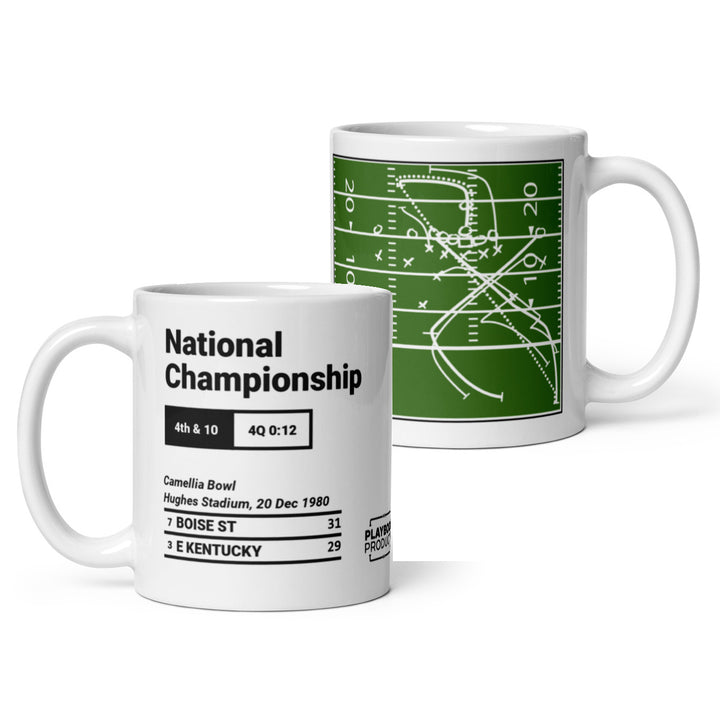 Greatest Boise State Football Plays Mug: National Championship (1980)