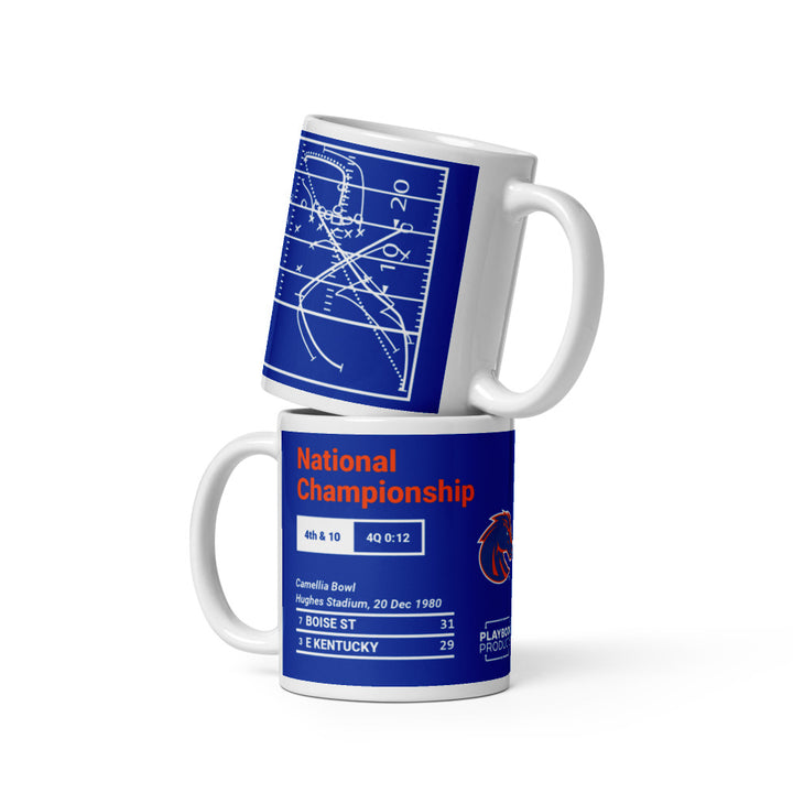 Boise State Football Greatest Plays Mug: National Championship (1980)