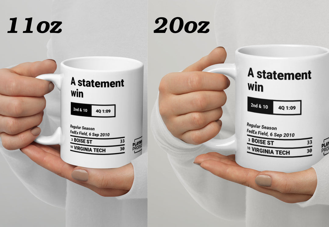 Greatest Boise State Football Plays Mug: A statement win (2010)