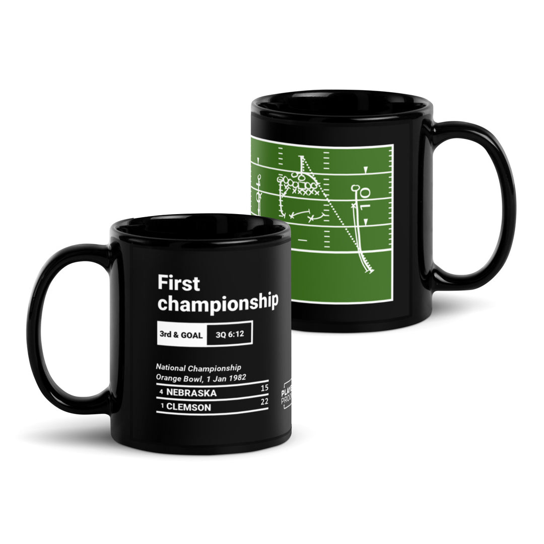 Greatest Clemson Football Plays Mug: First championship (1982)