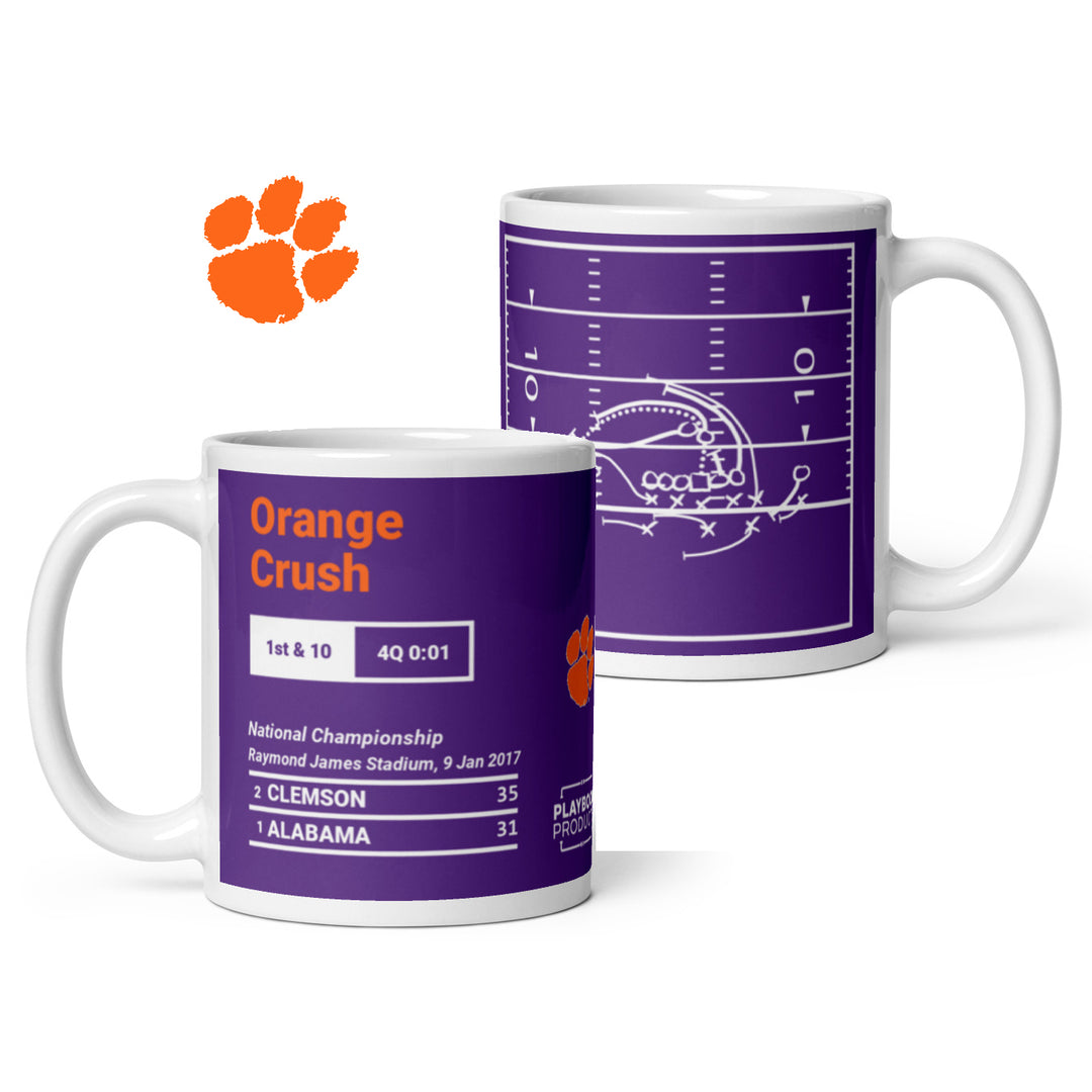 Clemson Football Greatest Plays Mug: Orange Crush (2017)