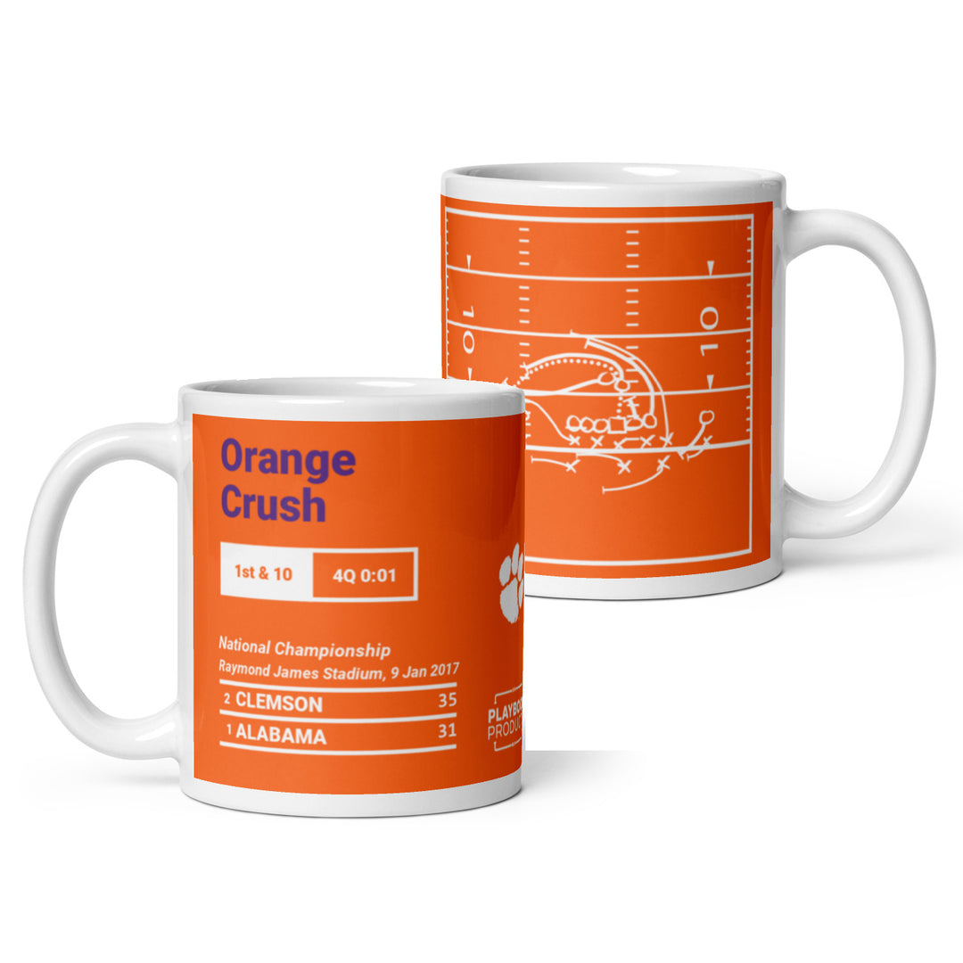 Clemson Football Greatest Plays Mug: Orange Crush (2017)