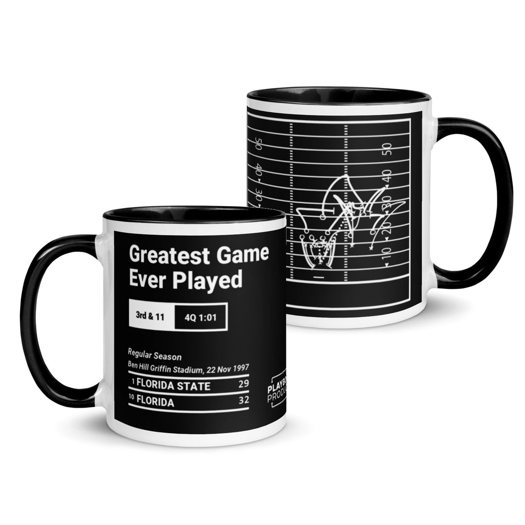 Florida Football Greatest Plays Mug: Greatest Game Ever Played (1997)