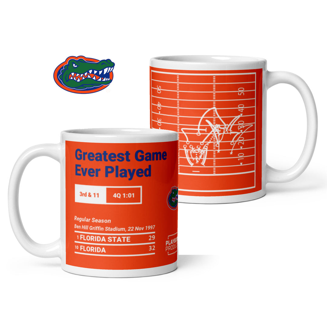 Florida Football Greatest Plays Mug: Greatest Game Ever Played (1997)