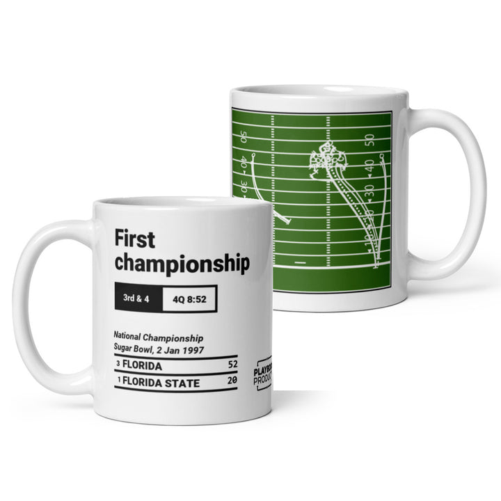 Greatest Florida Football Plays Mug: First championship (1997)