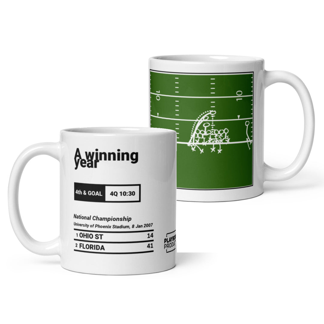Greatest Florida Football Plays Mug: A winning year (2007)