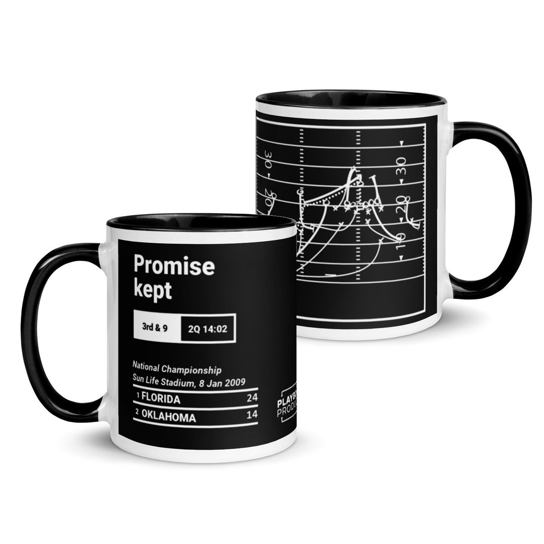 Florida Football Greatest Plays Mug: Promise kept (2009)