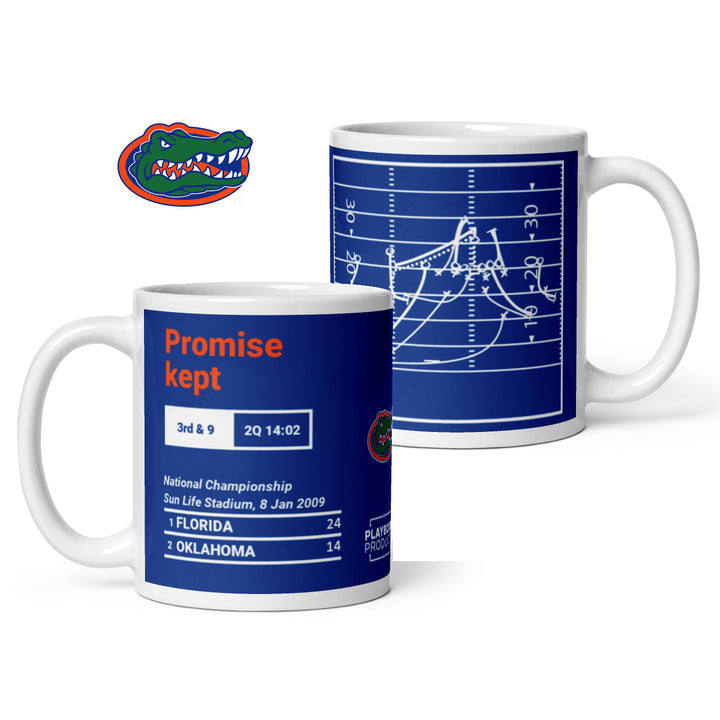Florida Football Greatest Plays Mug: Promise kept (2009)