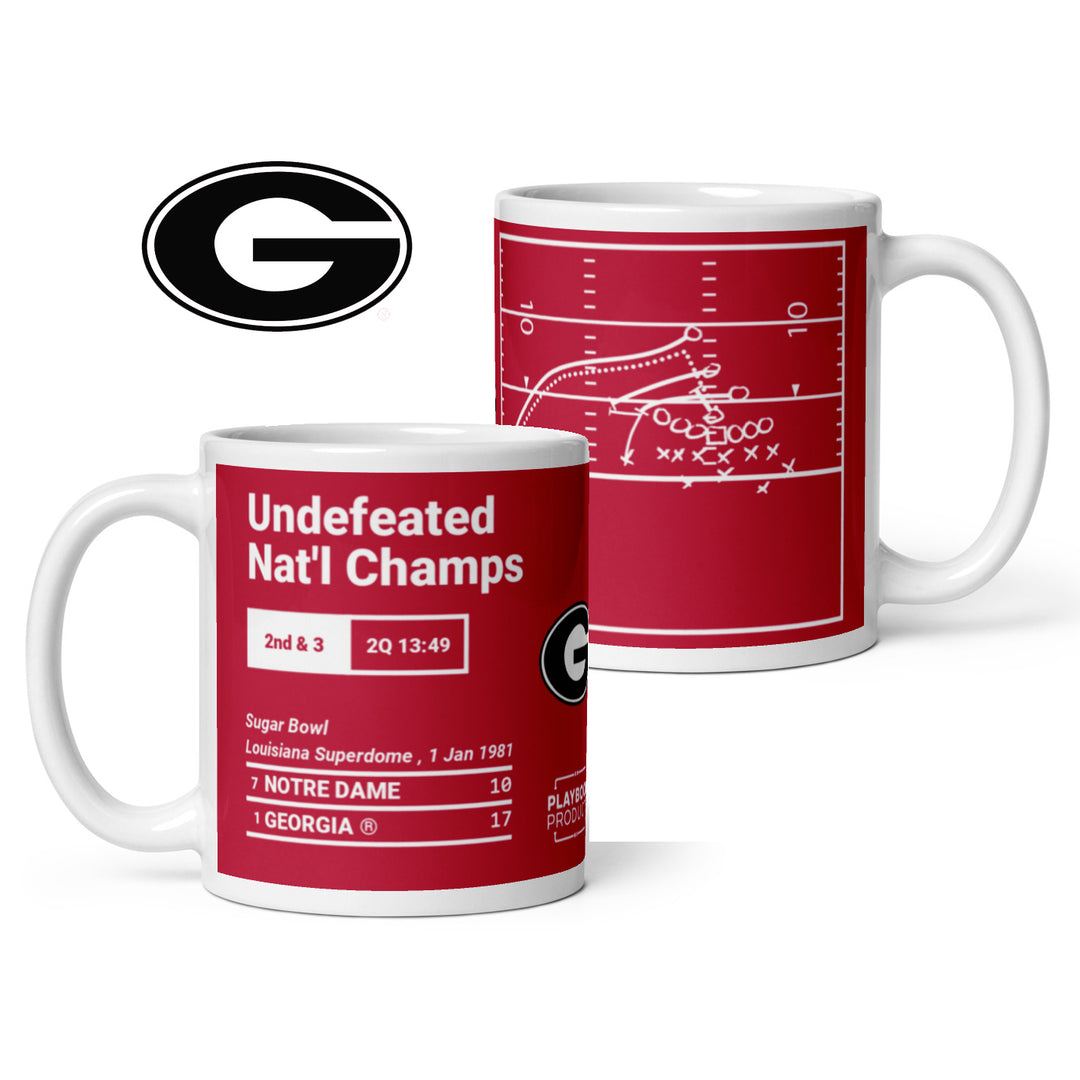 Georgia Football Greatest Plays Mug: Undefeated Nat'l Champs (1981)