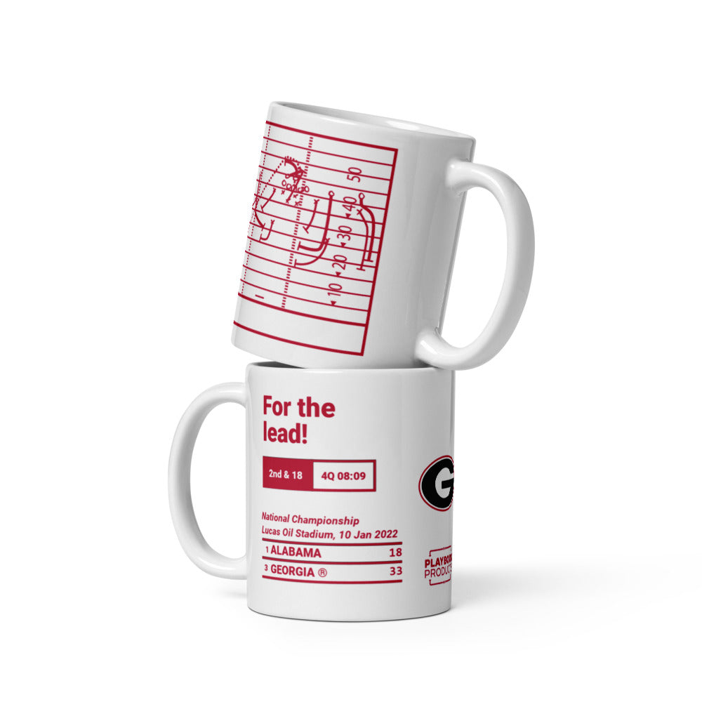 Georgia Football Greatest Plays Mug: For the lead! (2022)