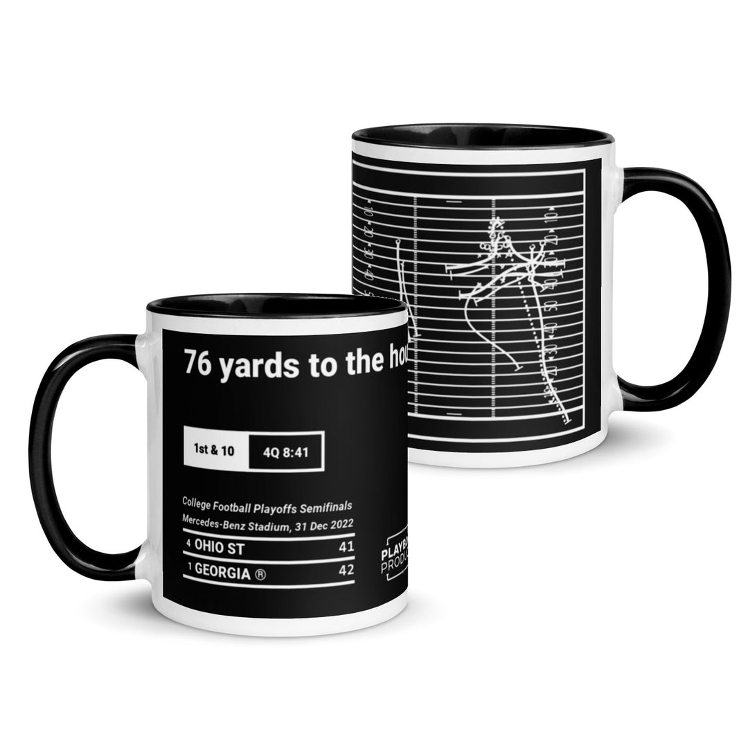 Georgia Football Greatest Plays Mug: 76 yards to the house (2022)